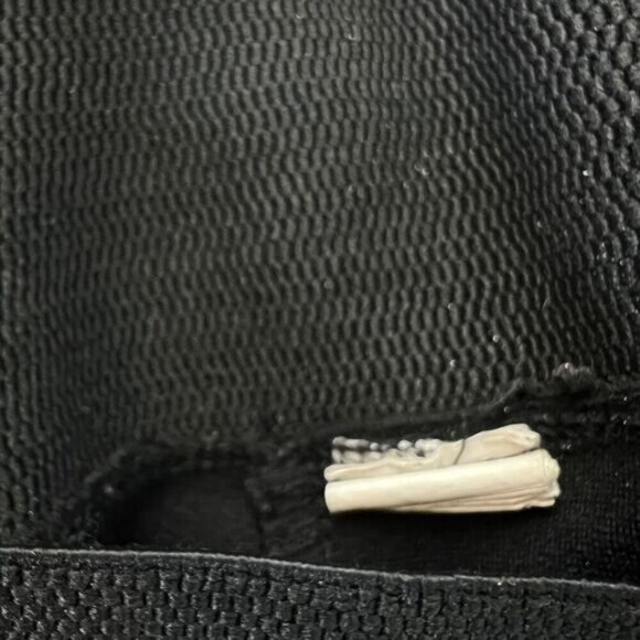 Zara Basic Women's XS Black Gold Zippers Pull On High Waist Leggings Y2K Skinny - Picture 7 of 11